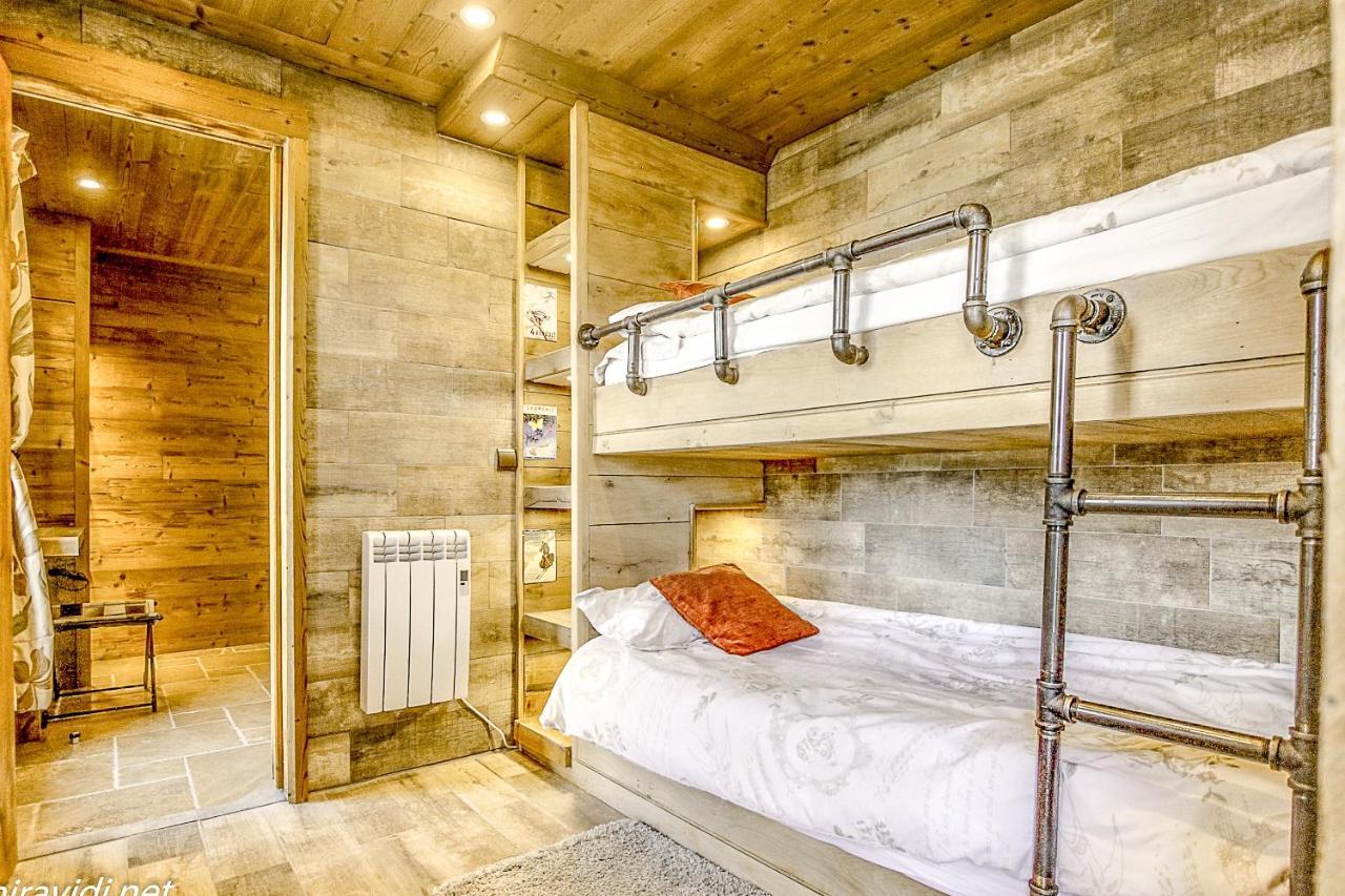 Chalet Miravidi, Montchavin-La Plagne, Jacuzzi & Sauna المظهر الخارجي الصورة