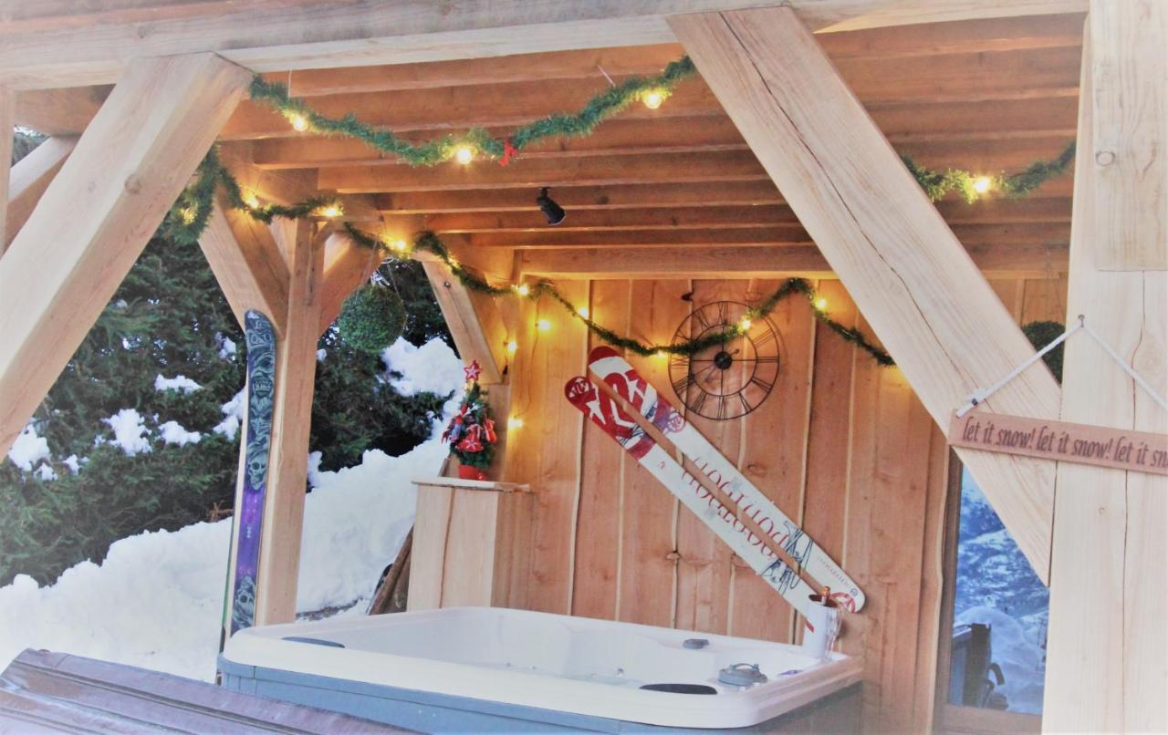 Chalet Miravidi, Montchavin-La Plagne, Jacuzzi & Sauna المظهر الخارجي الصورة