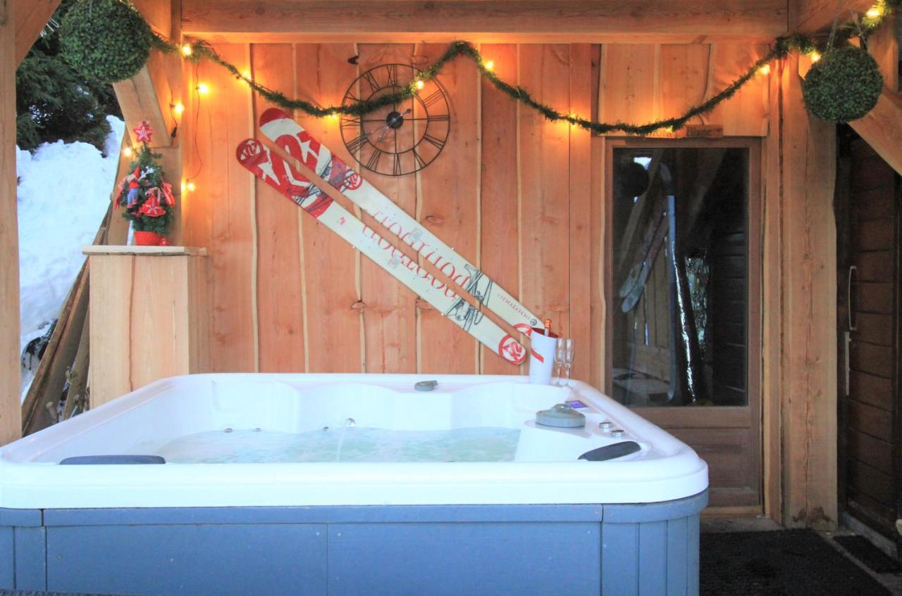 Chalet Miravidi, Montchavin-La Plagne, Jacuzzi & Sauna المظهر الخارجي الصورة