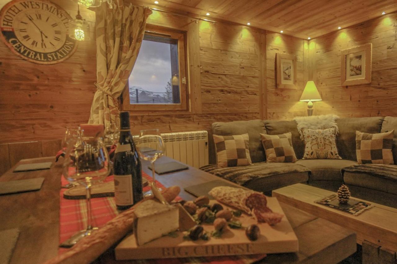 Chalet Miravidi, Montchavin-La Plagne, Jacuzzi & Sauna المظهر الخارجي الصورة