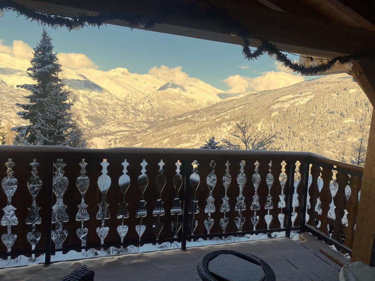 Chalet Miravidi, Montchavin-La Plagne, Jacuzzi & Sauna المظهر الخارجي الصورة