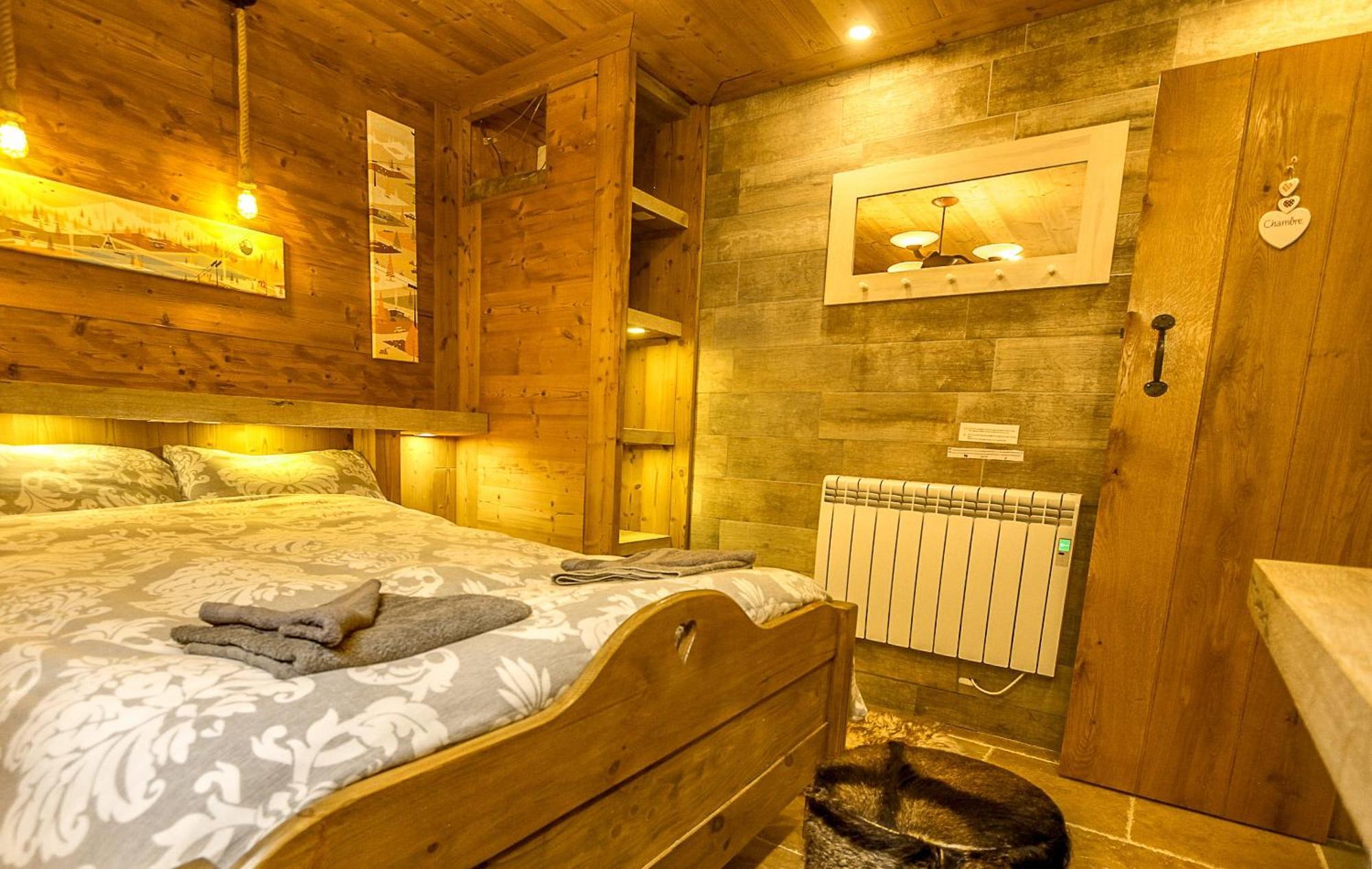 Chalet Miravidi, Montchavin-La Plagne, Jacuzzi & Sauna الغرفة الصورة