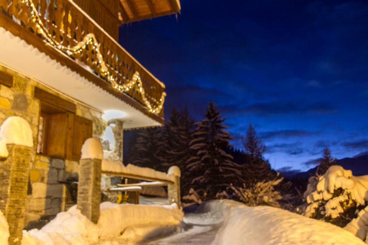 Chalet Miravidi, Montchavin-La Plagne, Jacuzzi & Sauna المظهر الخارجي الصورة
